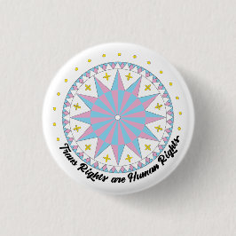 Protest Hex Sign Trans Rights Button
