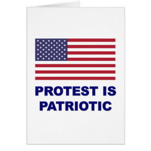 Protest is patriottisch