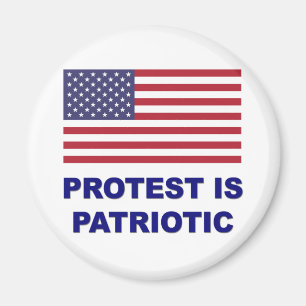 Protest is patriottisch magneet