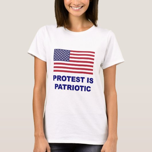 Protest is patriottisch t-shirt (Voorkant)