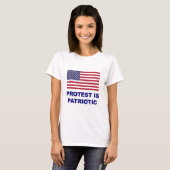 Protest is patriottisch t-shirt (Voorkant volledig)