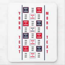 Protest is patriottische Logo Sjabloon