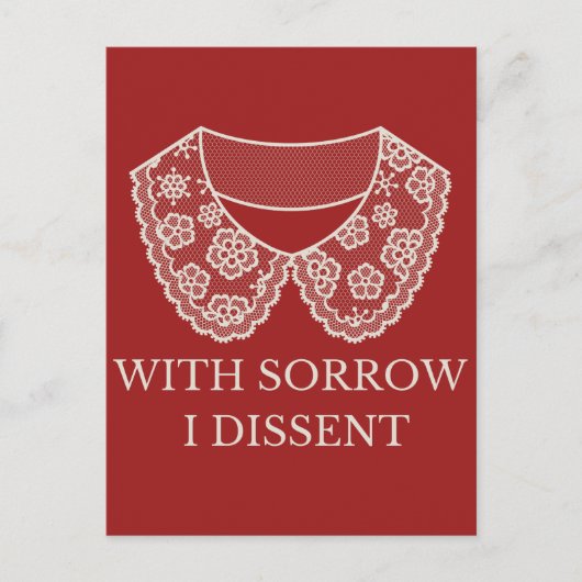 Protest met een verbod op abortus bij loopsporen briefkaart (Voorkant)