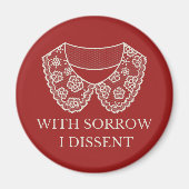 Protest met een verbod op abortus bij loopsporen magneet (Voorkant)