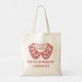 Protest met het verbod op het gebruik van rode I-a Tote Bag (Achterkant)