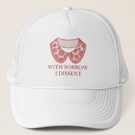 Protest met het verbod op het gebruik van rode I-a Trucker Pet