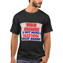 Protest T-shirt, Oorlogsmisdaden Protest, Anti-MAG