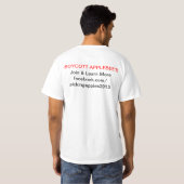 Protest T-shirt : Reeks één (Achterkant volledig)