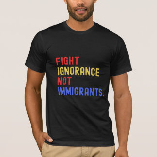 Protest tegen immigranten Unisex-T-shirt, activist T-shirt