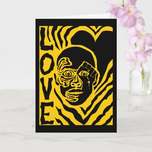 protest tegen liefde kaart (Orchidee)