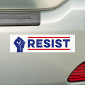 Protest tegen Trump-Bumpersticker weerstaan Bumpersticker (Op auto)