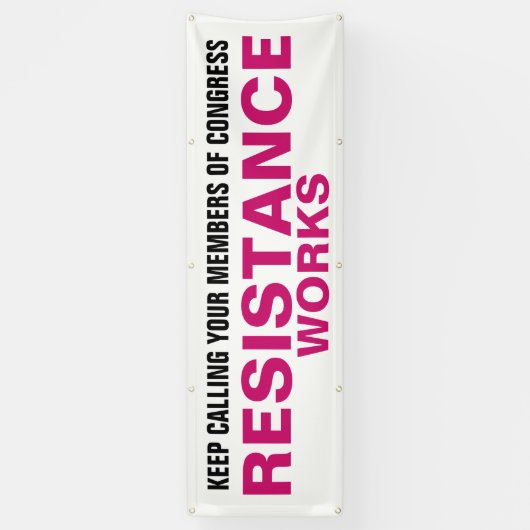 Protest van de de Verzetswerken van het Congres va Spandoek (Verticaal)