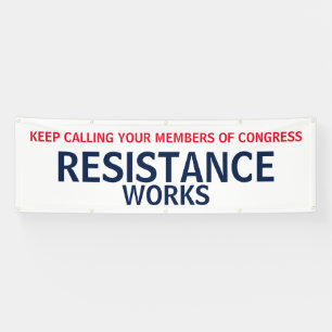 Protest van de de Verzetswerken van het Congres va Spandoek