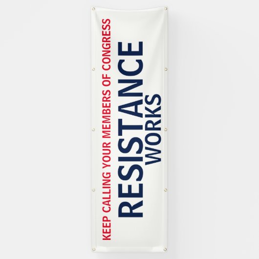 Protest van de de Verzetswerken van het Congres va Spandoek (Verticaal)