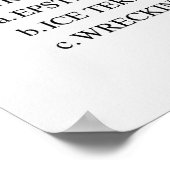 Protest van de Nationale Garde Poster (Hoek)