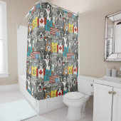 protest van huisdieren douchegordijn (In situ)