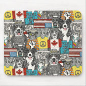 protest van huisdieren muismat (Voorkant)