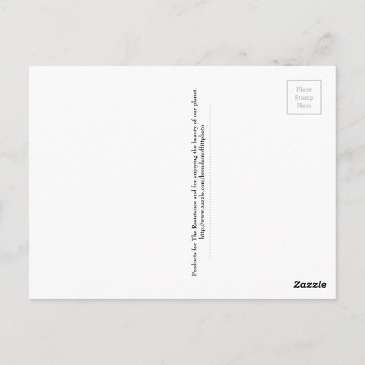 Protest verzet zich en we herhalen het volk briefkaart (Achterkant)