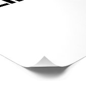 Protest vreedzaam, maar verzet me poster (Hoek)