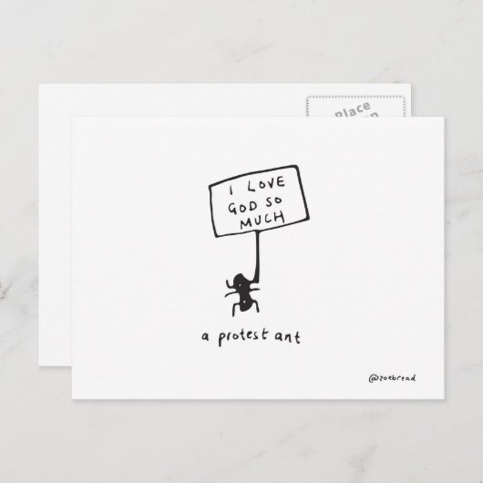 protestant briefkaart (Voorkant / Achterkant)