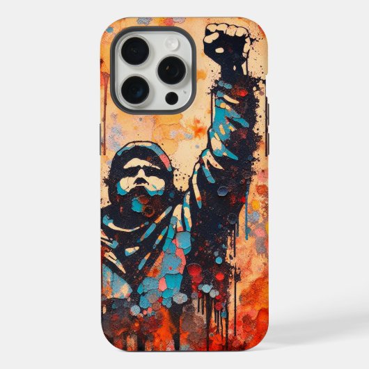 Protesteerder iPhone Hoesje (Achterkant)