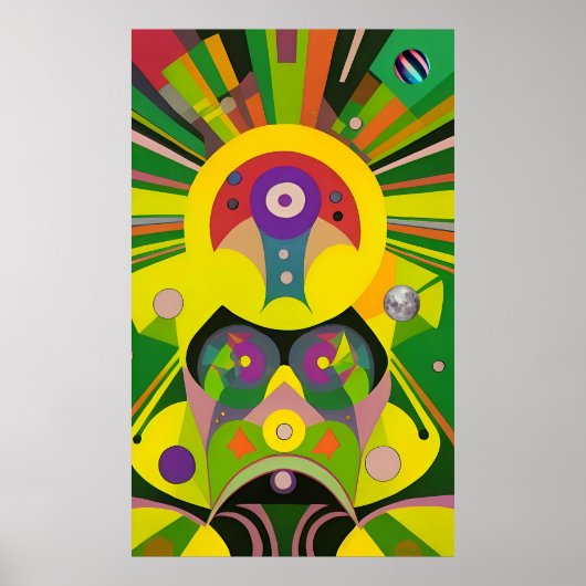 Protesten in Chicago Poster (Voorkant)