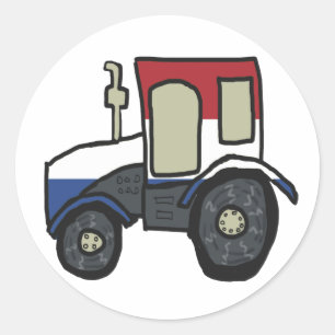 Protesten tegen Nederlandse Boerderij Ronde Sticker