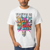 Protestslogan. Anoniem. T-shirt (Voorkant)