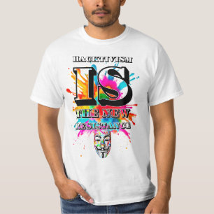 Protestslogan. Anoniem. T-shirt