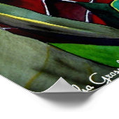 Protheembloem waterverf oorspronkelijke kunstschil poster (Hoek)