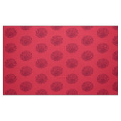 Protheembloemdruk: Rood Stof (Fat Quarter)