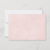 Protheembloemen pampagras en eucalyprus bruiloft RSVP kaartje (Achterkant)