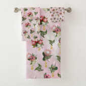 Protheembloemvlokjes met snijblad bad handdoek (Insitu)