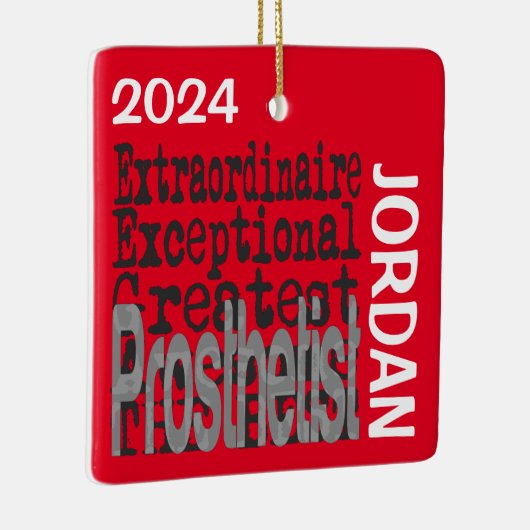 Prothesist Extraordinaire CUSTOM Keramisch Ornament (Rechts)