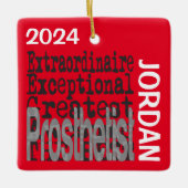 Prothesist Extraordinaire CUSTOM Keramisch Ornament (Voorkant)