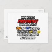 Prothesist.. OMG WTF LOL Briefkaart (Voorkant / Achterkant)