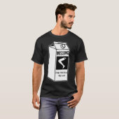 Prothetische poot vermist Gehandicapte persoon Gif T-shirt (Voorkant volledig)