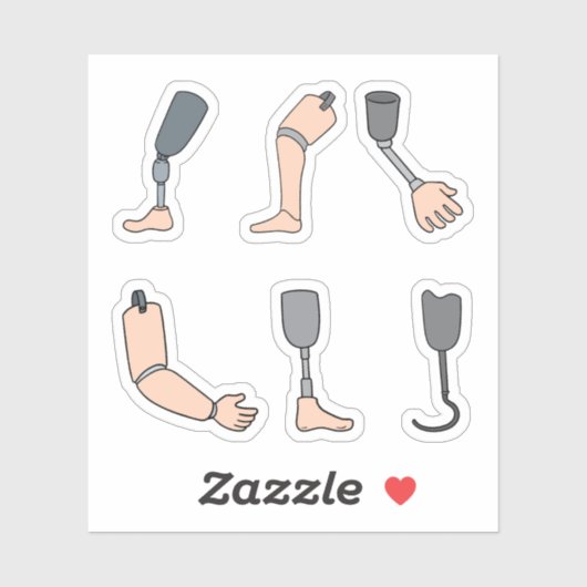 Prothetische Stickers (Vel)
