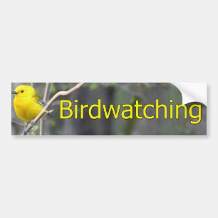 Prothonatary Warbler Logo Bumpersticker