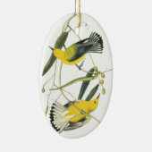Prothonotary Warbler, John Audubon Keramisch Ornament (Rechts)