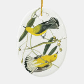 Prothonotary Warbler, John Audubon Keramisch Ornament (Voorkant)