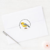 Prothonotary Warbler stickers (Envelop)