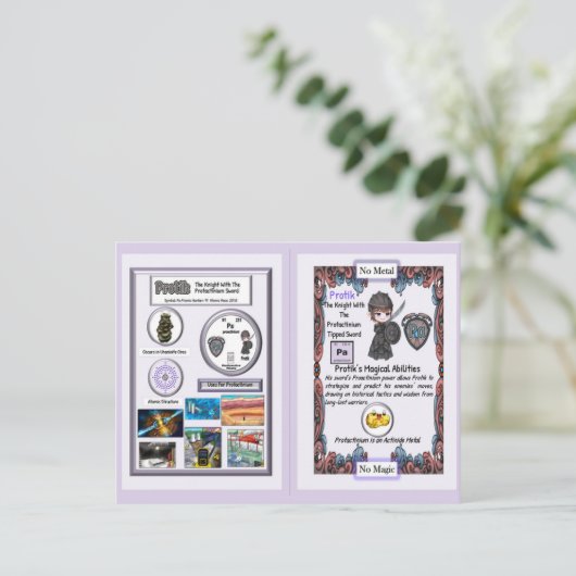 Protik - Knight Proactinium Sword Briefkaart (Staand voorkant)