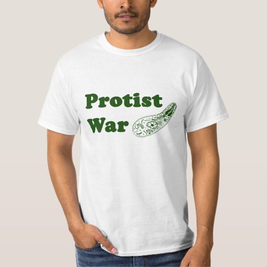 Protist-oorlog T-shirt (Voorkant)