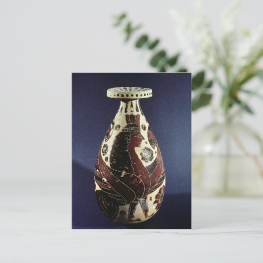 Proto-Corinthian stijlvaas met spinnex Briefkaart (Staand voorkant)