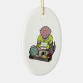 Protoceratops Parent op kerstversiering Keramisch Ornament (Rechts)