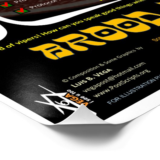 Protocollen van Zion Perfect Poster (Hoek)