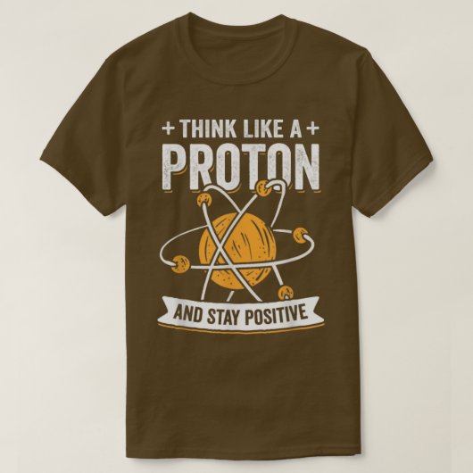 Proton Chemistry Physics Science Teacher T-shirt (Design voorkant)
