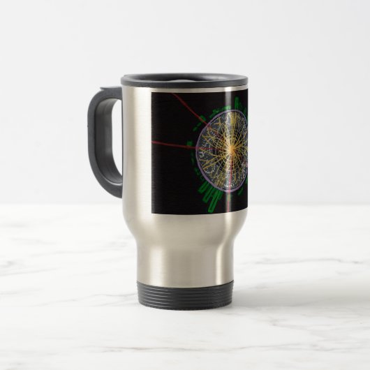 Proton Collisions bij de LHC-reismok Reisbeker (Voorkant links)