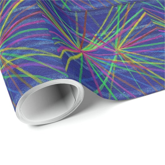 Proton Collisions Gift Wrapping Paper Cadeaupapier (Rol Hoek)